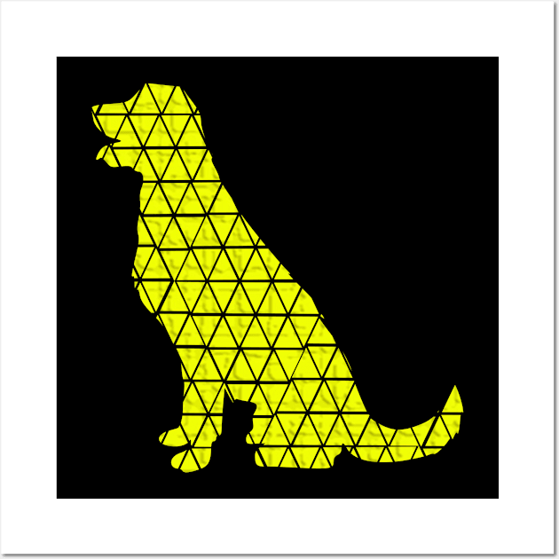 Yellow Dog Wall Art by MarieStar